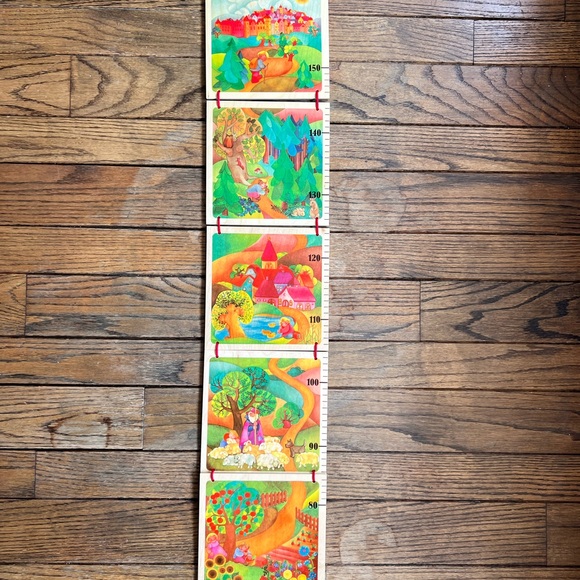 Vintage Selecta Wooden Height Chart - Picture 3 of 7